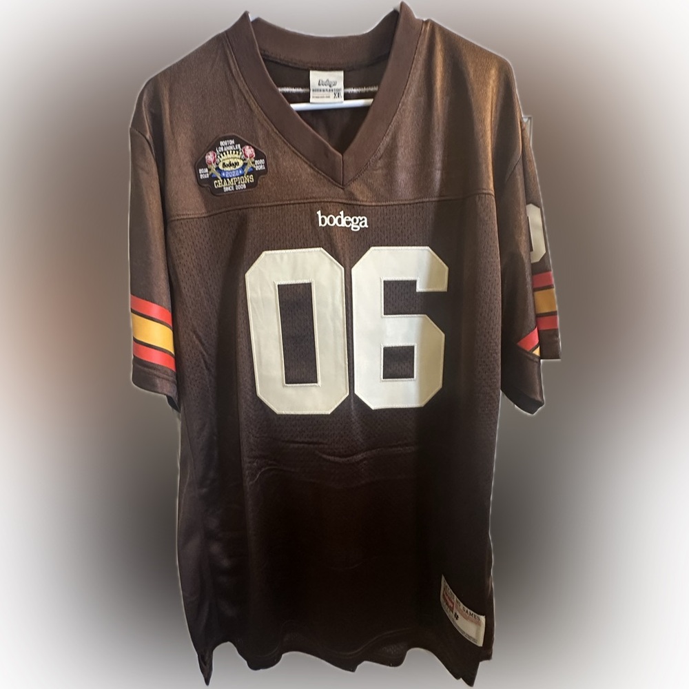Bodega Jersey brown & white